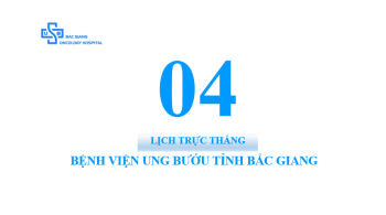 LỊCH TRỰC THÁNG 04/2021