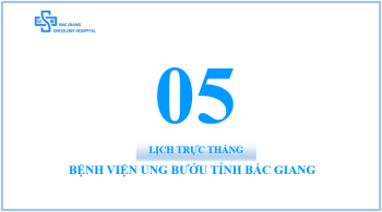 LỊCH TRỰC THÁNG 05/2021